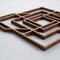 Ekena Millwork Extra Small Norwood Decorative Fretwork Wood Wall Panels, Hickory, 7 3/8"W x 7 3/8"H x 3/8"T WALW08X08X0375NWDHI - alternate 4